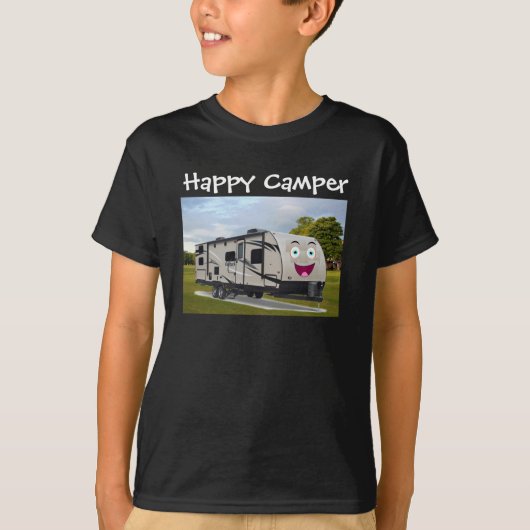 Camping Happy Retirement in de RV door Funnycoomb T-shirt (Voorkant)