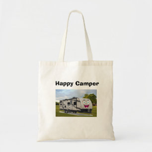 Camping Happy Retirement in de RV door Funnycoomb Tote Bag