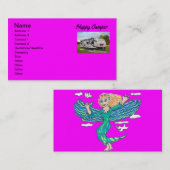 Camping Happy Retirement in de RV door Funnycoomb Visitekaartje (Voorkant / Achterkant)