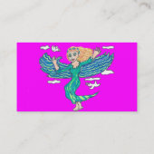 Camping Happy Retirement in de RV door Funnycoomb Visitekaartje (Achterkant)