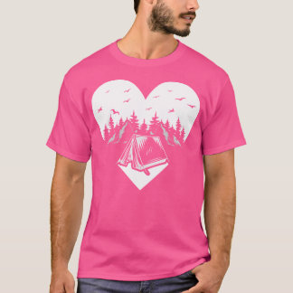 Camping Heart - Camper Camping T-shirt