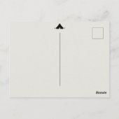 Camping Heartbeat-Briefkaart Briefkaart (Achterkant)