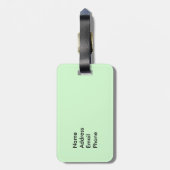 Camping Hedégel Bagagelabel (Achterkant verticaal)