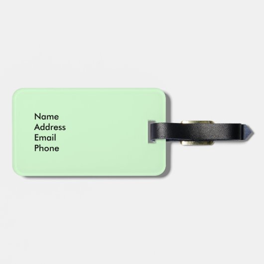 Camping Hedégel Bagagelabel (Achterkant horizontaal)