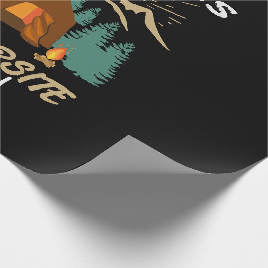 CAMPING Herinneringen maken Cadeaupapier (Hoek)