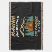 CAMPING Herinneringen maken Deken (Voorkant Verticaal)