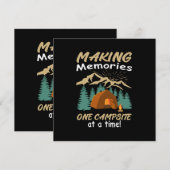 CAMPING Herinneringen maken Kaart (Voorkant / Achterkant)