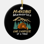 CAMPING Herinneringen maken Keramisch Ornament (Voorkant)