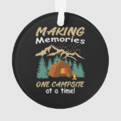 CAMPING Herinneringen maken Ornament (achterkant)
