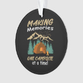 CAMPING Herinneringen maken Ornament (voorkant)