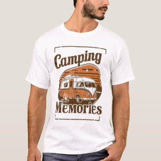 Camping Herinneringen, ontwerp T-shirt