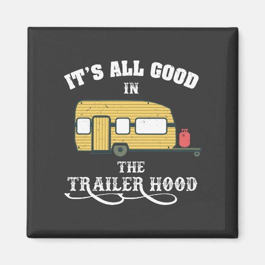 Camping - Het is allemaal goed in de ketelhut Magneet (Voorkant)