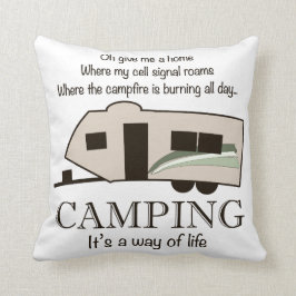 Camping: Het is een manier van leven Kussen