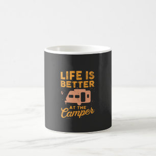 Camping - Het Leven Is Beter Bij De Camper Koffiemok