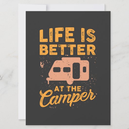 Camping - Het leven is beter in de Camper (Voorkant)