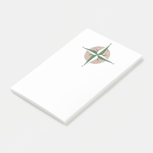 Camping Hiking Outdoor Summer Camp Compass Post-it® Notes (Schuin)