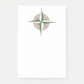 Camping Hiking Outdoor Summer Camp Compass Post-it® Notes (Voorkant)