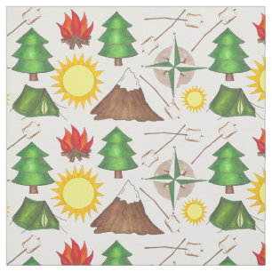 Camping Hiking Summer Camp Fabric Tent Sun Smores Stof