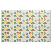 Camping Hiking Summer Camp Fabric Tent Sun Smores Stof (Fat Quarter)