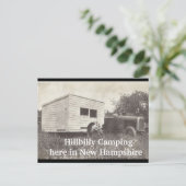 Camping Hillbilly stijl, Briefkaart (Staand voorkant)