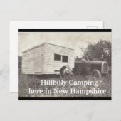 Camping Hillbilly stijl, Briefkaart (Voorkant / Achterkant)