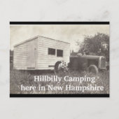 Camping Hillbilly stijl, Briefkaart (Voorkant)