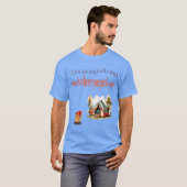 Camping: Home is waar u uw tentontwerp parkeert T-shirt (Voorkant volledig)