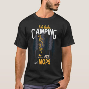 Camping Hond Tent Caravan Bos Ik Hou Van Camping m T-shirt