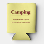 Camping Humor Funny RV Joke voor Campers Blikjeskoeler (Voorkant)