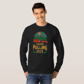 Camping I Hate Pulling Caravan Rv Trailer T-shirt (Voorkant volledig)