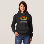 Camping I Hate Pulling Out Retro Travel Trailer 1 Hoodie (Voorkant volledig)