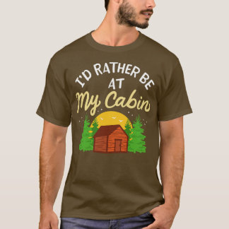 Camping ID liever in mijn hut T-shirt