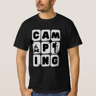 Camping Idee, grappige camping, Camping Crew T-shirt