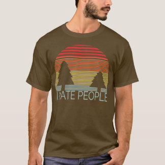 Camping Ik Haat Mensen 1 T-shirt