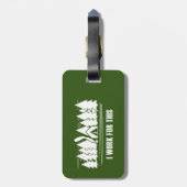 Camping, ik werk voor dit bagagelabel (Achterkant verticaal)