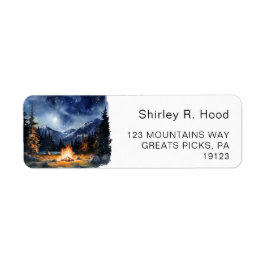 Camping in de bergen vrijgezellenweekend terugkeer etiket