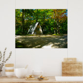 Camping in een cabine met A-Lijst Poster (Keuken)