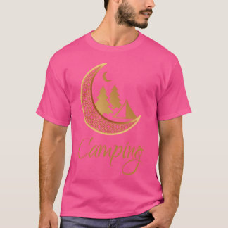 Camping In Gold Moon vrienden T-shirt