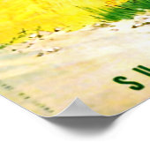 Camping in Kandersteg, Zwitserland Poster (Hoek)