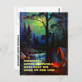 CAMPING IN MICHIGAN'S BOVENDIEN MI-BRIEFKAART BRIEFKAART (Voorkant / Achterkant)