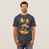 Camping Inent Design meisje T-shirt (Voorkant volledig)