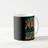 Camping is Awesome Bier Maak het Geweldig-67356 Koffiemok (Voorkant rechts)