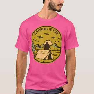 Camping is een vage grappige camping van de boddeb t-shirt