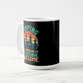 Camping is Geweldig Bier Maakt het Geweldig Koffiemok (Voorkant links)