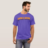 Camping Is Geweldig Bier Maakt Het Nog Geweldiger T-shirt (Voorkant volledig)