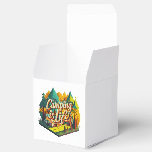 Camping is het leven bedankdoosjes (Geopend)