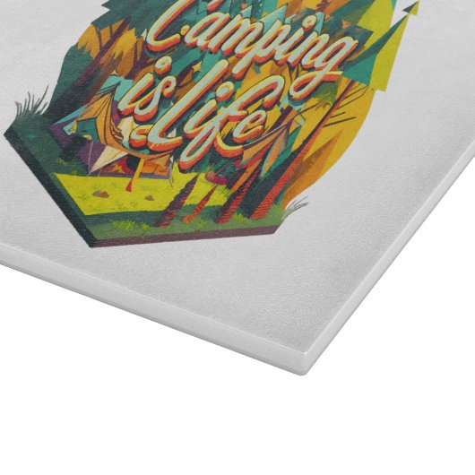 Camping is het leven snijplank (Hoek)