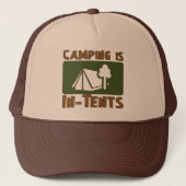 Camping is in tenten trucker pet (Voorkant)