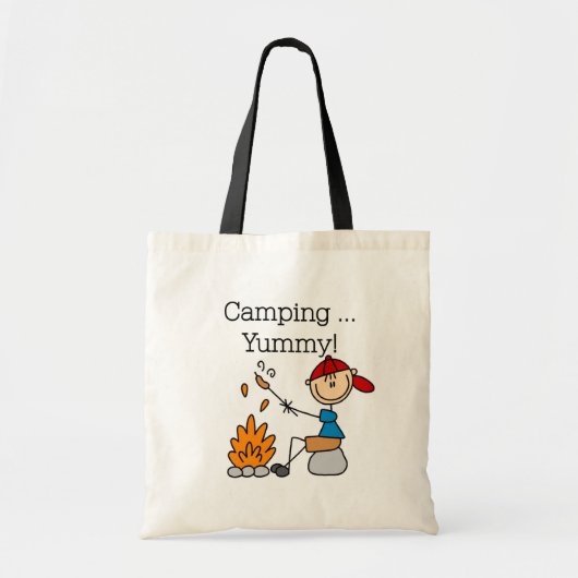 Camping is Lekker Tote Bag (Voorkant)