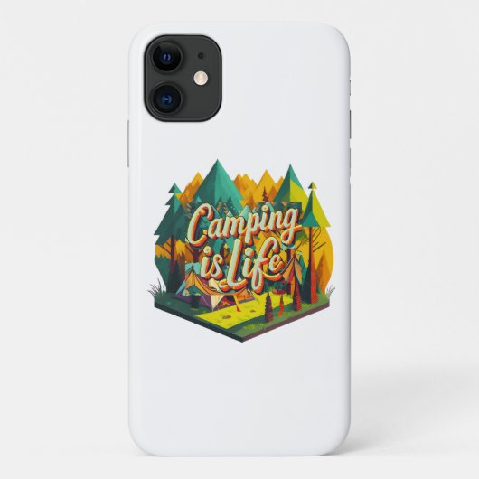 Camping is Leven Case-Mate iPhone Case (Achterkant)